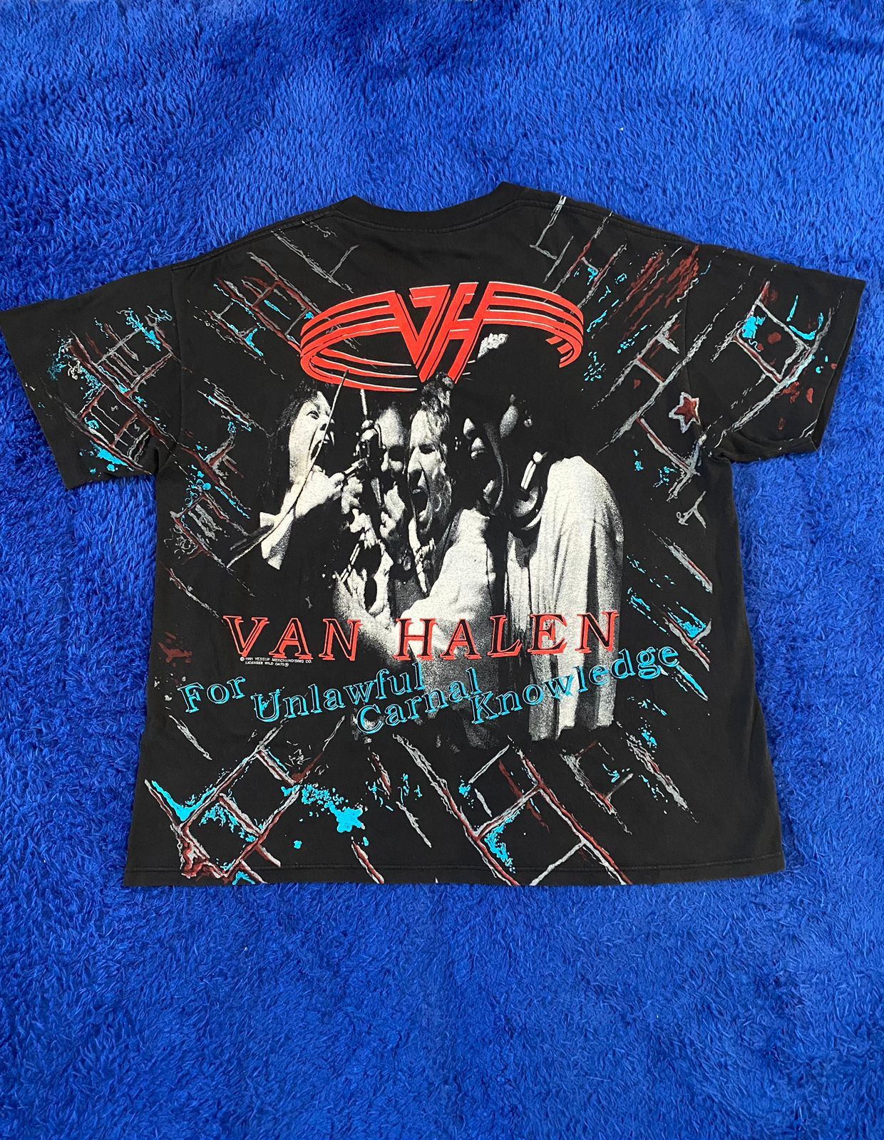 Vintage Vintage shirt Van Halen for Unlawful Carnal Knowledge AOP Size US L / EU 52-54 / 3 - 2 Thumbnail