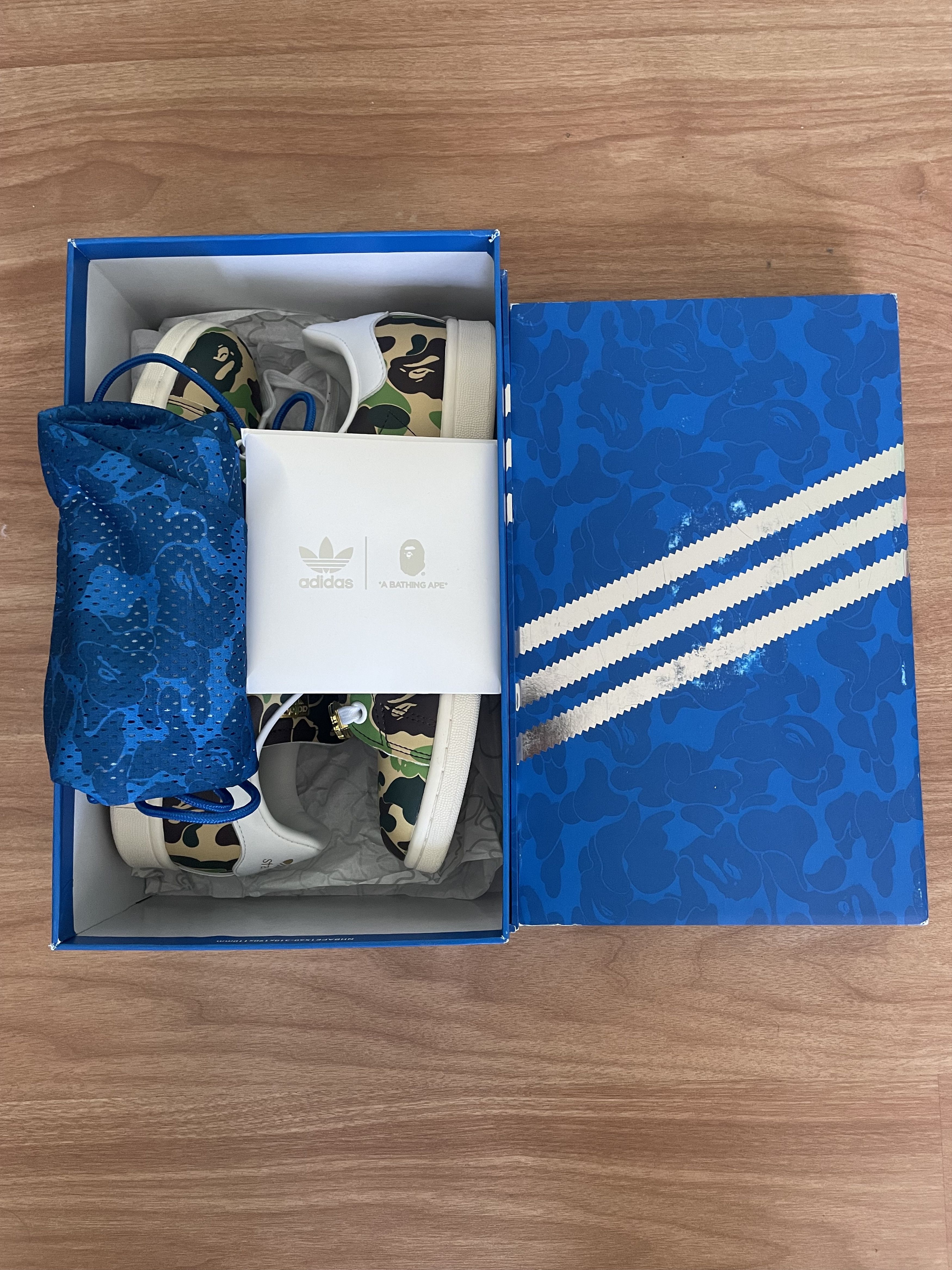 Adidas × Bape Adiddas Stan Smith Bape ABC Camo Size US 7 / EU 40 - 13 Thumbnail