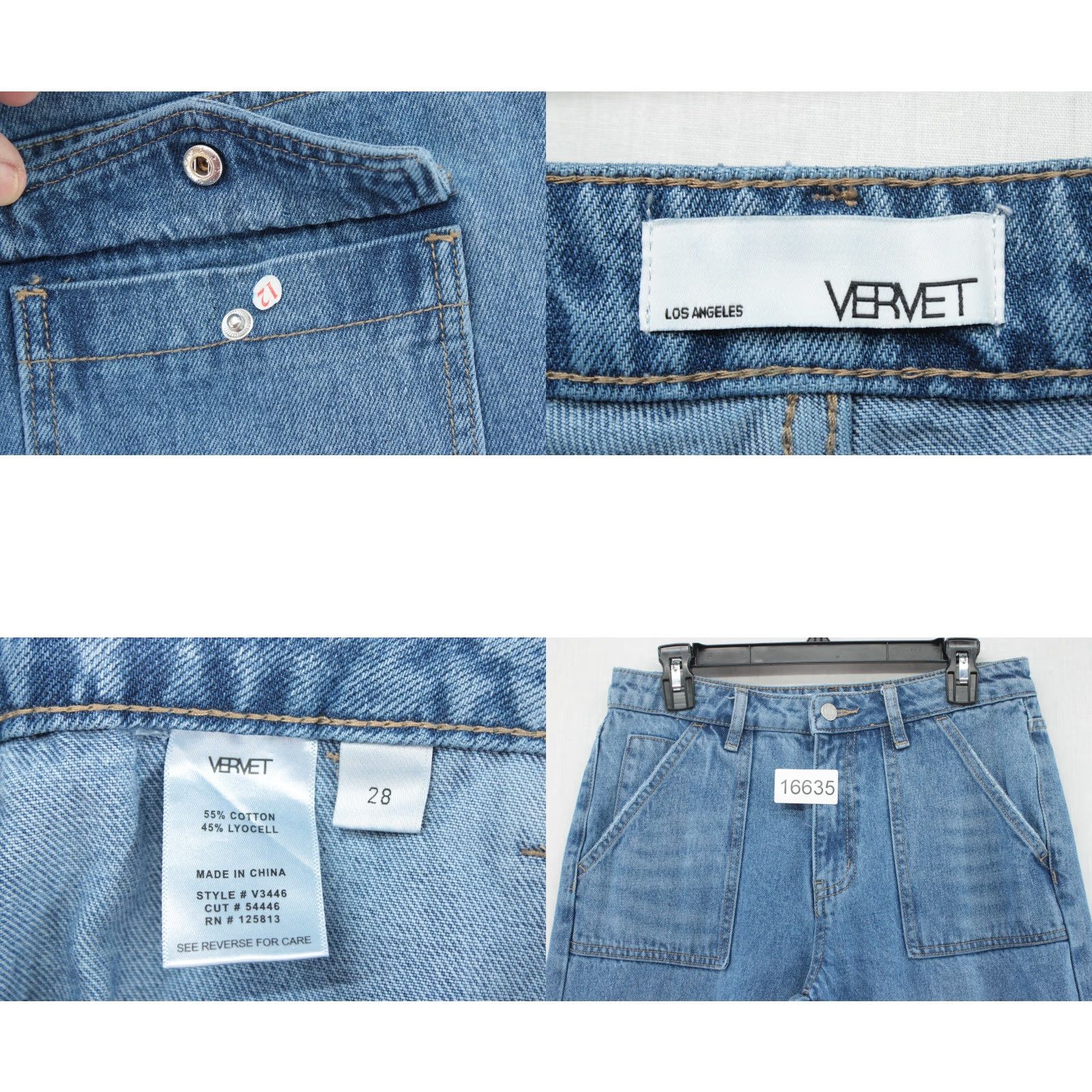 Vintage VERVET Jeans Women 30 Relaxed Cargo Wide Leg Y2K Grunge Skater Punk High Rise Jeans Size 30" / US 8 / IT 44 - 8 Thumbnail