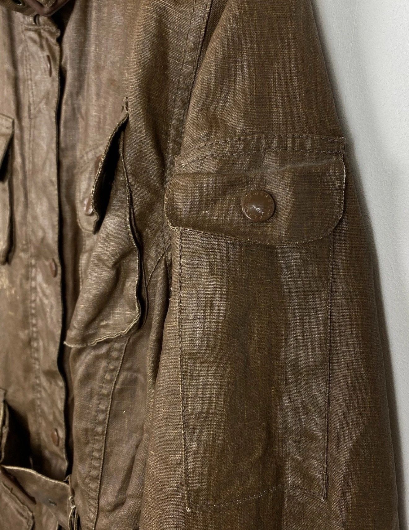 Barbour Barbour SMU Duralinen International Belted Jacket Women’s Size L / US 10 / IT 46 - 6 Thumbnail