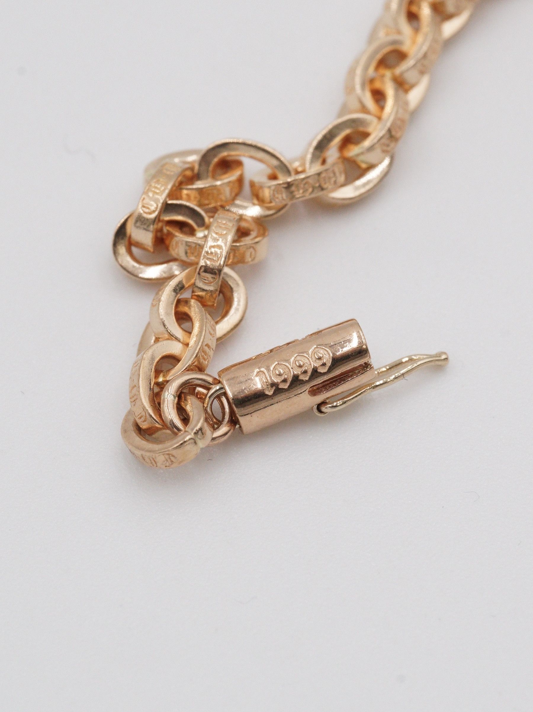 Chrome Hearts Chrome Hearts 22K Paperchain Bracelet - 6.5 inch Size ONE SIZE - 11 Thumbnail