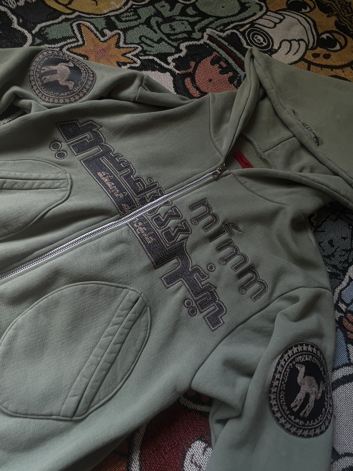 murd333r.fm Murd333r.Fm ‘ 🌐 Sage 🌐‘ Swamp Angels Hoodie Size US S / EU 44-46 / 1 - 5 Thumbnail