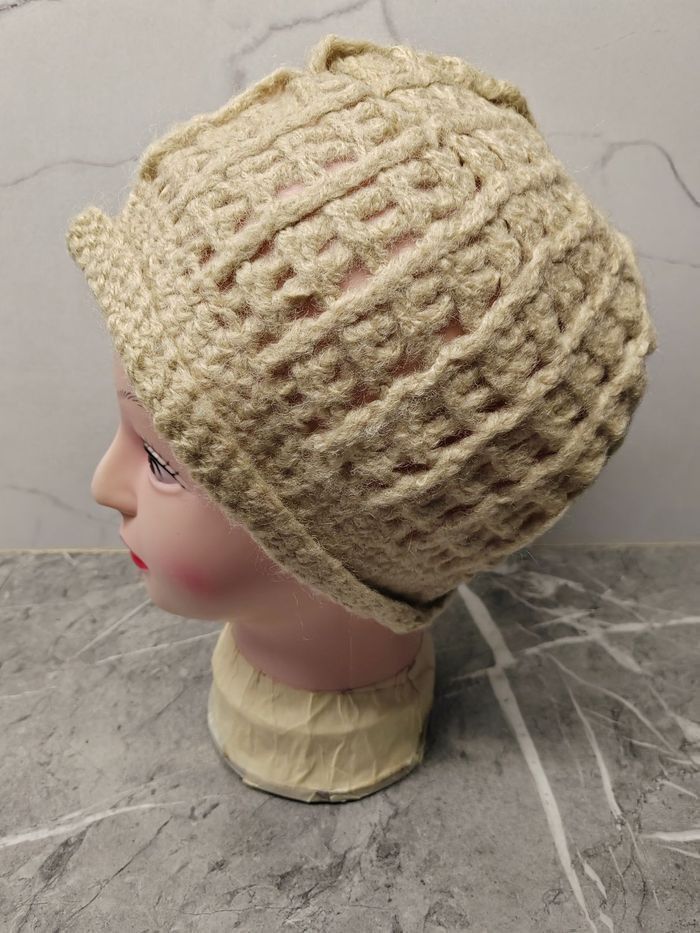 Japanese Brand Vintage Unknown Knit Japanese Snowcap Beanie Size ONE SIZE - 1 Thumbnail