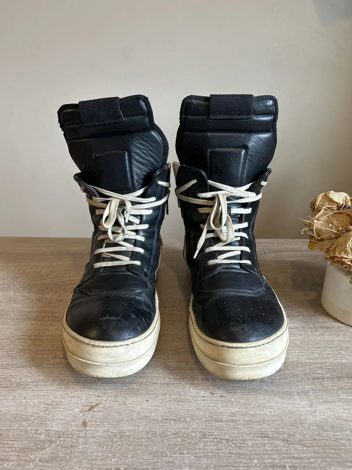 Rick Owens Rick Owens Geobaskets Sneakers Size US 12 / EU 45 - 2 Thumbnail