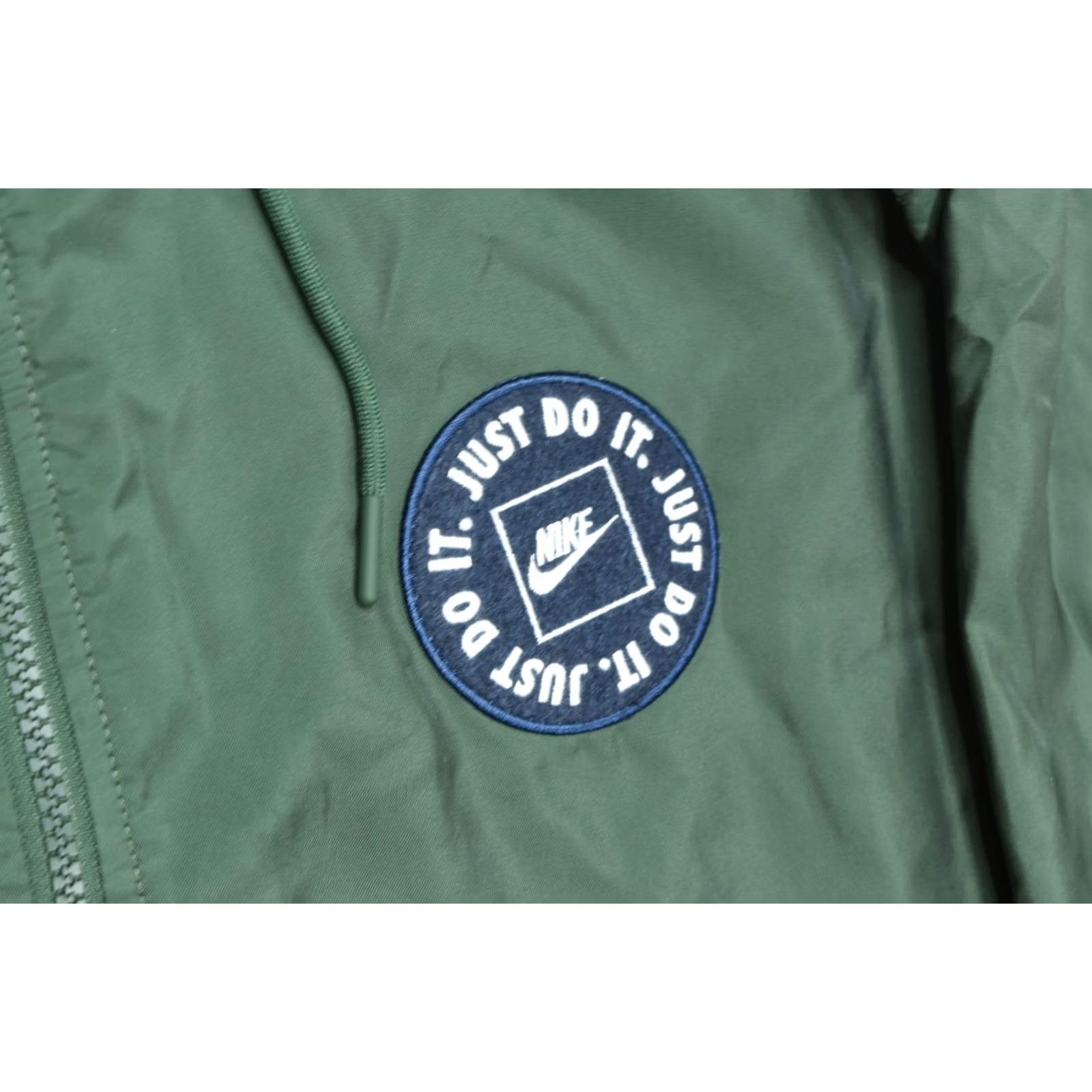 Nike Nike Sportswear Just Do It Windbreaker Jacket Mens XL Green Long Sleeve Pullover Size US XL / EU 56 / 4 - 4 Thumbnail