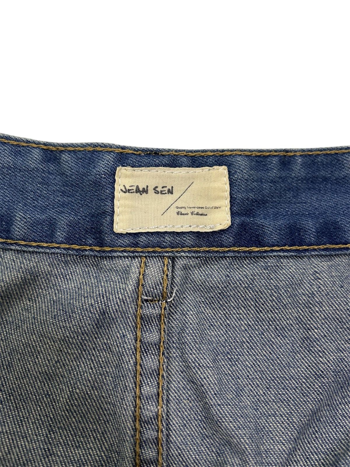 Japanese Brand × Vintage Vintage Japanese Ripped Denim Patches Style Jeans Size US 31 - 11 Thumbnail