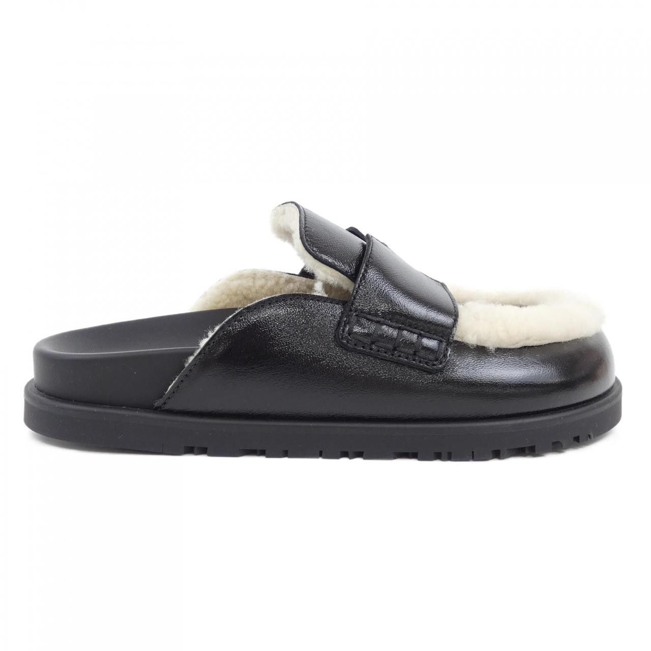 Hermes Hermes Hermes Shearling Shoes Natural Material Shoes DUTY FREE for USA Size ONE SIZE - 1 Thumbnail