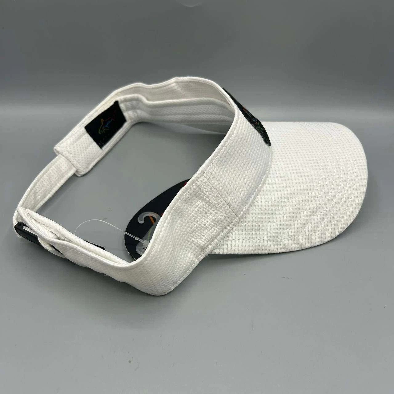 Greg Norman Greg Norman Golf Visor Hat Men White Embroidered Strap Back Size ONE SIZE - 6 Thumbnail