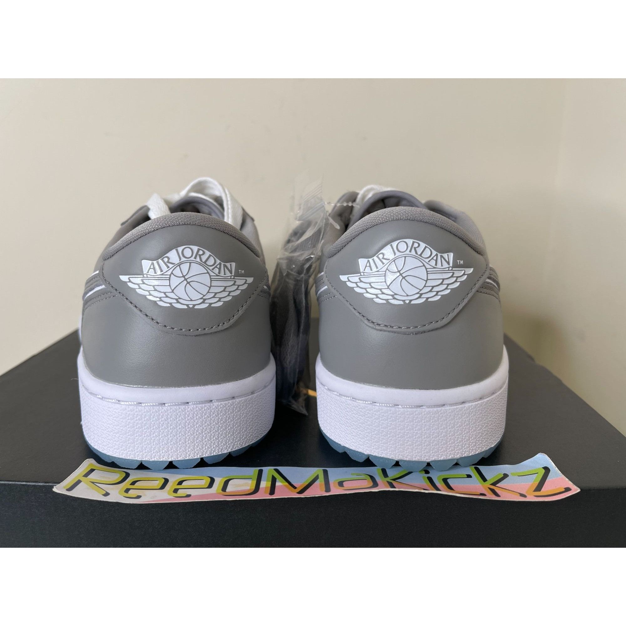 Jordan Brand Jordan 1 Low Golf Grey Blue Tint SPIKELESS Mens 9.5us Size US 9.5 / EU 42-43 - 5 Thumbnail