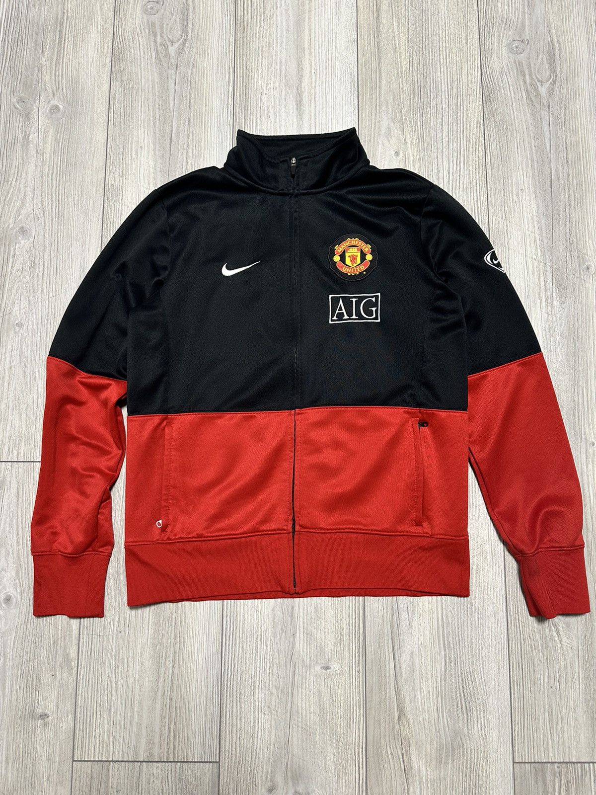 Vintage Nike Manchester United Vintage 2009-2010 Zip Jacket Size US M / EU 48-50 / 2 - 1 Thumbnail