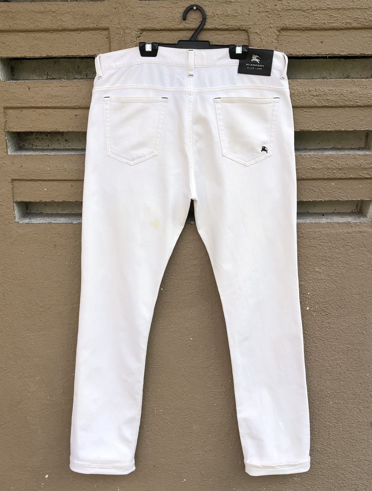 Burberry Burberry Black Label Dirty White Denim Jeans | Grailed