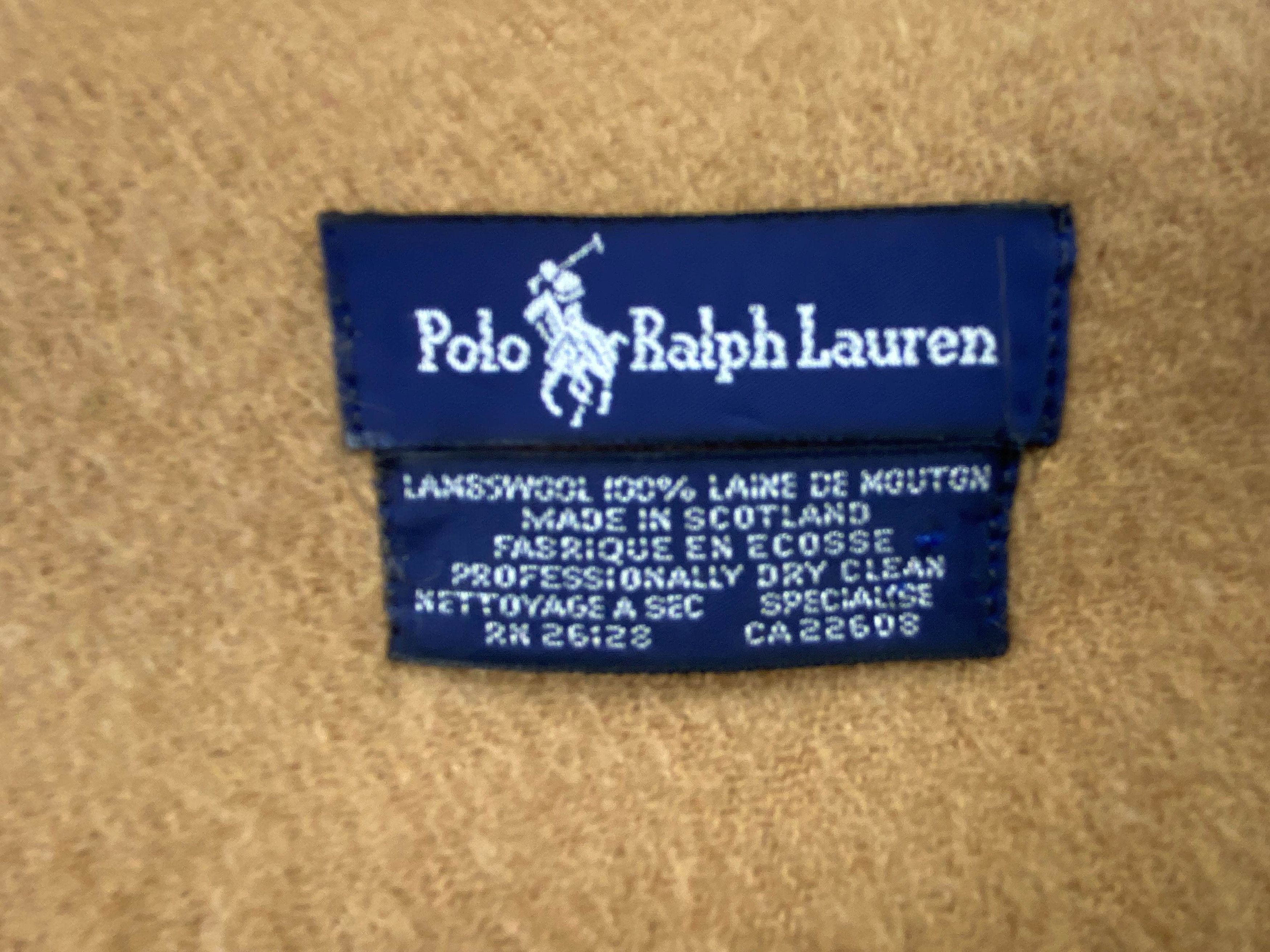Polo Ralph Lauren × Vintage Polo Ralph Lauren Pure Lambswool Vintage Scarf Size ONE SIZE - 8 Thumbnail
