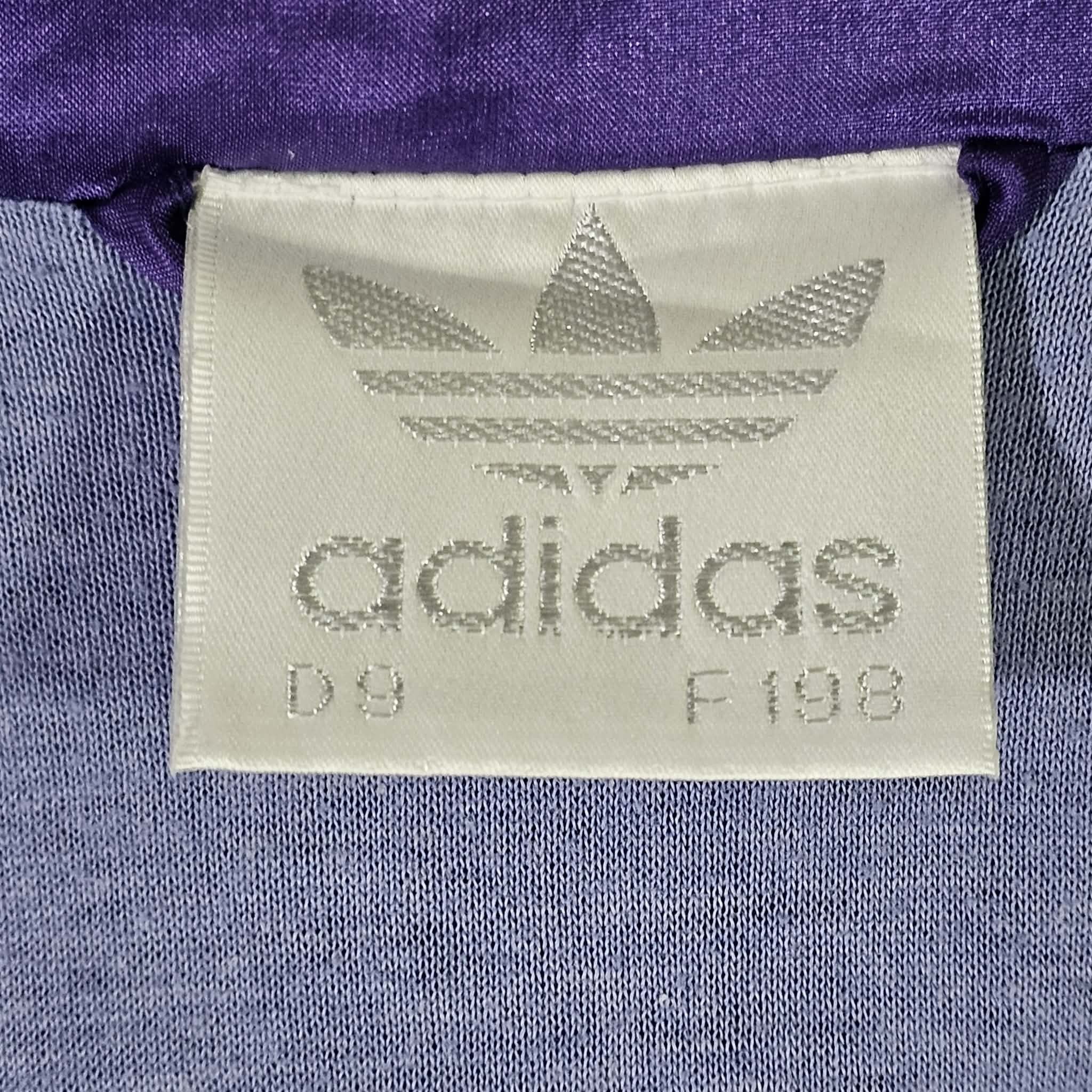 Adidas Adidas Vintage 90s Purple Shiny Full Track Suit Size US XL / EU 56 / 4 - 6 Thumbnail