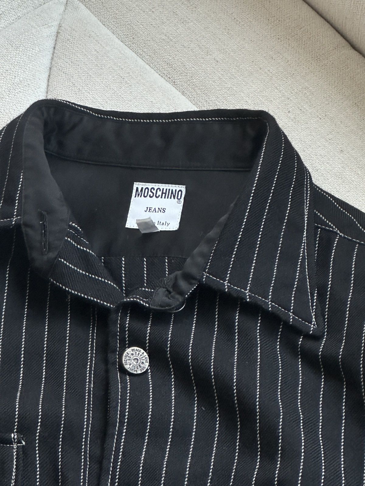 Moschino Moschino Vintage Striped Shirt Size US S / EU 44-46 / 1 - 2 Thumbnail