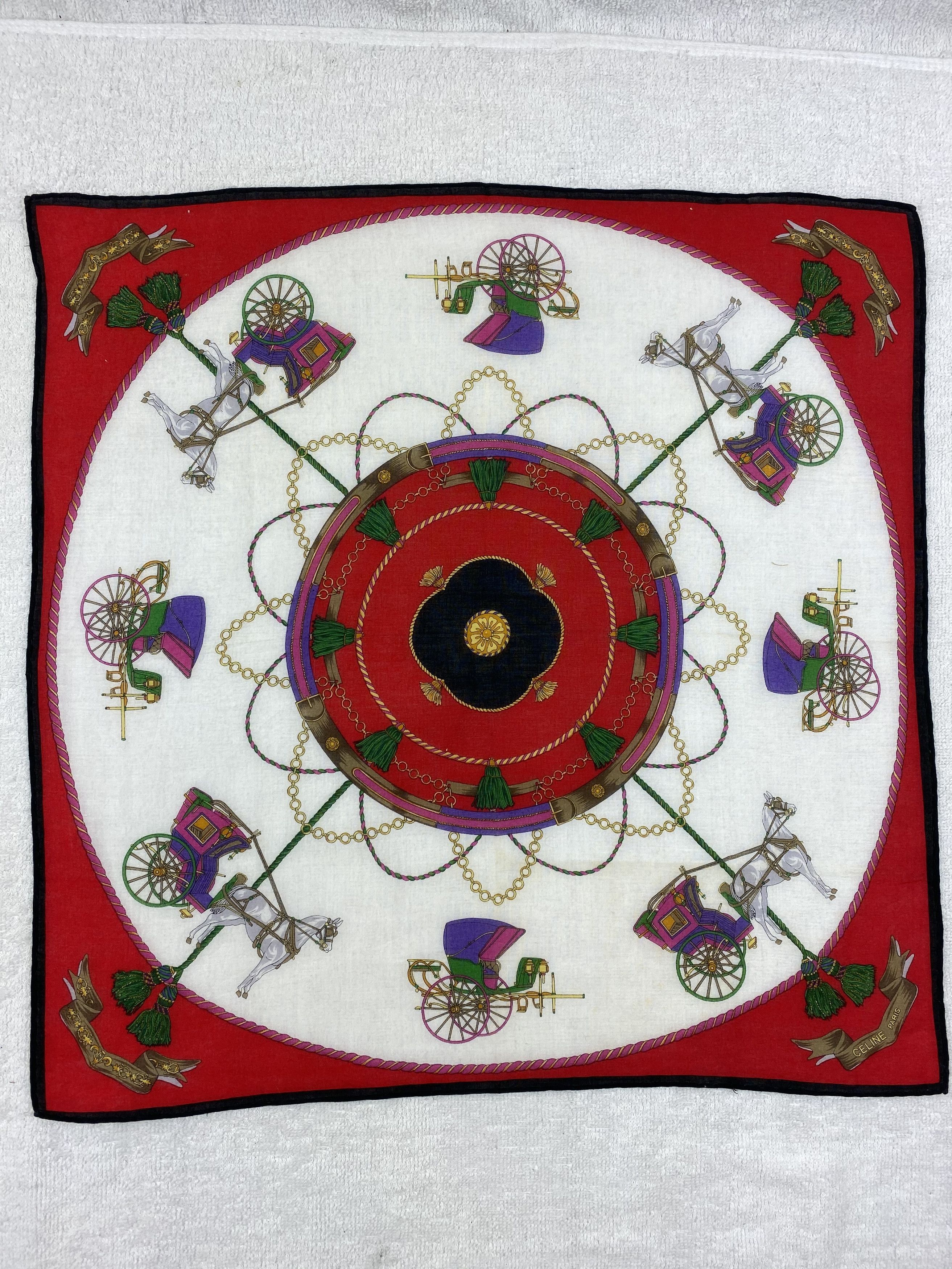 Celine Celine Handkerchief / Bandana / Neckerchief Size ONE SIZE - 3 Thumbnail