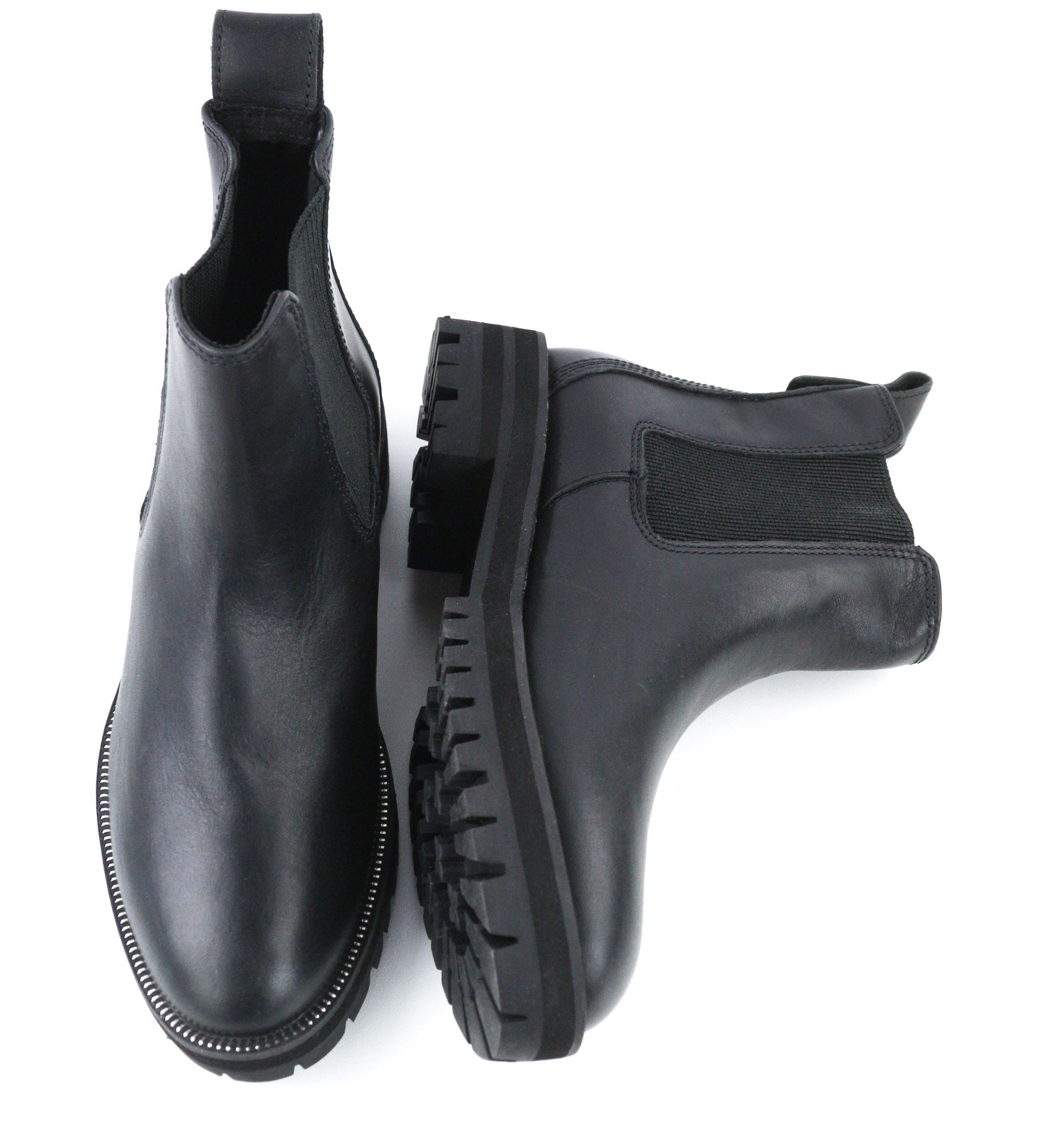 Timberland EU36 Black Logo ReBOTL Leather High Top Boots 79859 Size US 5 / IT 35 - 5 Thumbnail