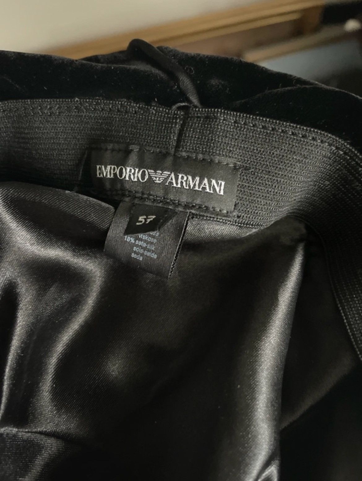 Emporio Armani Velvet beret Emporio Armani Size ONE SIZE - 3 Thumbnail