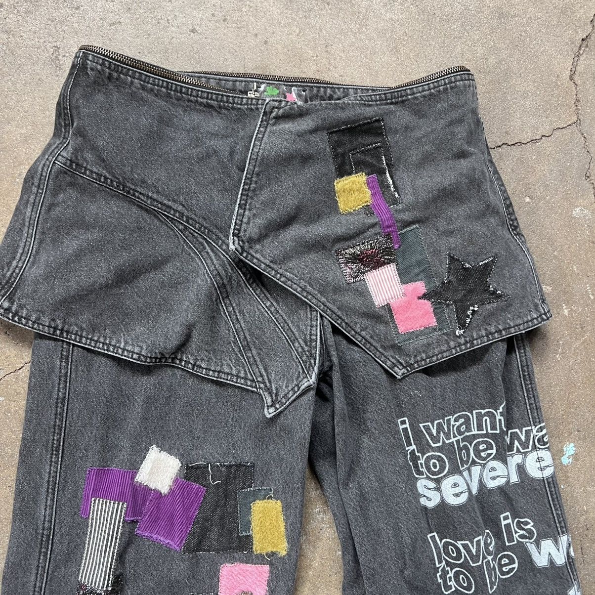 Heaven by Marc Jacobs Heavn x Kiko Kostadinov Skirt Denim Size US 32 / EU 48 - 3 Thumbnail
