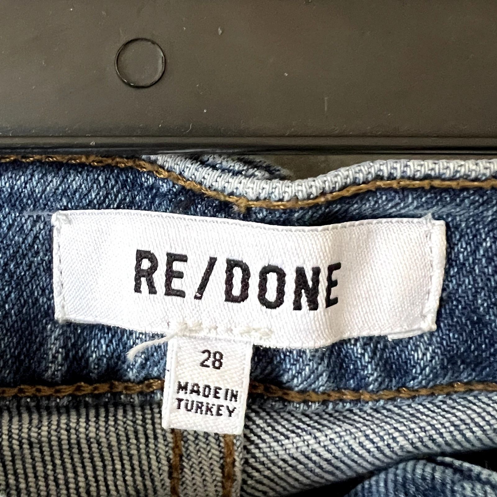RE/DONE Re/done 70s Ultra High Rise jeans Indigo Destroy size 28 DR Size 28" / US 6 / IT 42 - 4 Thumbnail