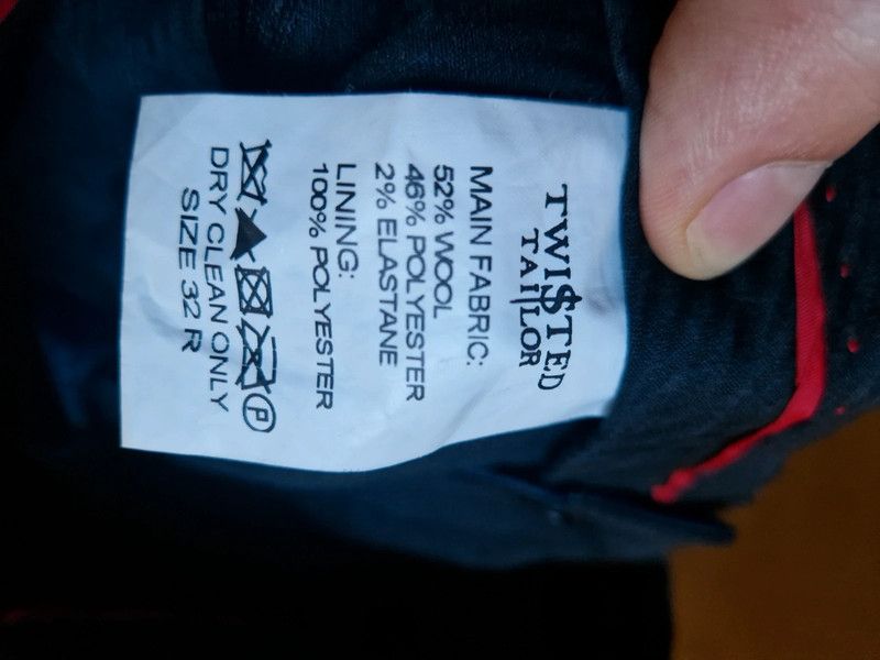 Other Twistet Tailor Wool Suit 38r 32r Size 38R - 14 Thumbnail