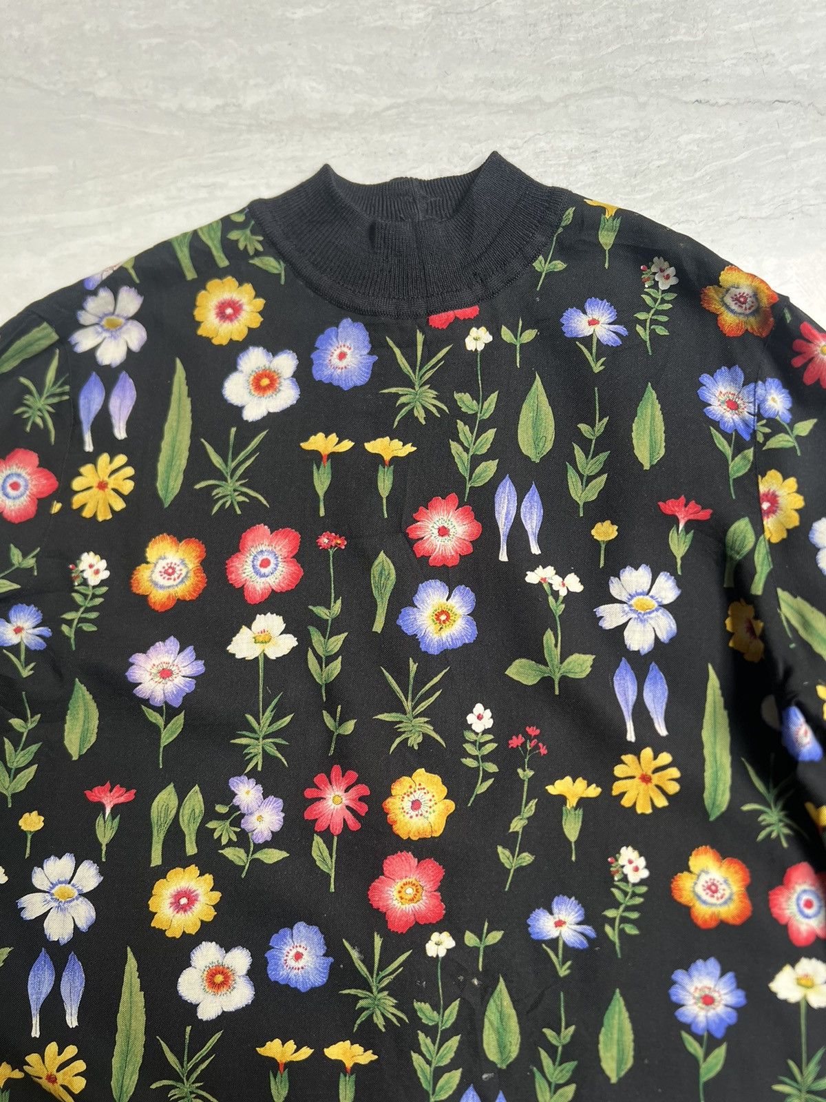 Akris AKRIS Flowers Motive Blouse Size M / US 6-8 / IT 42-44 - 10 Thumbnail