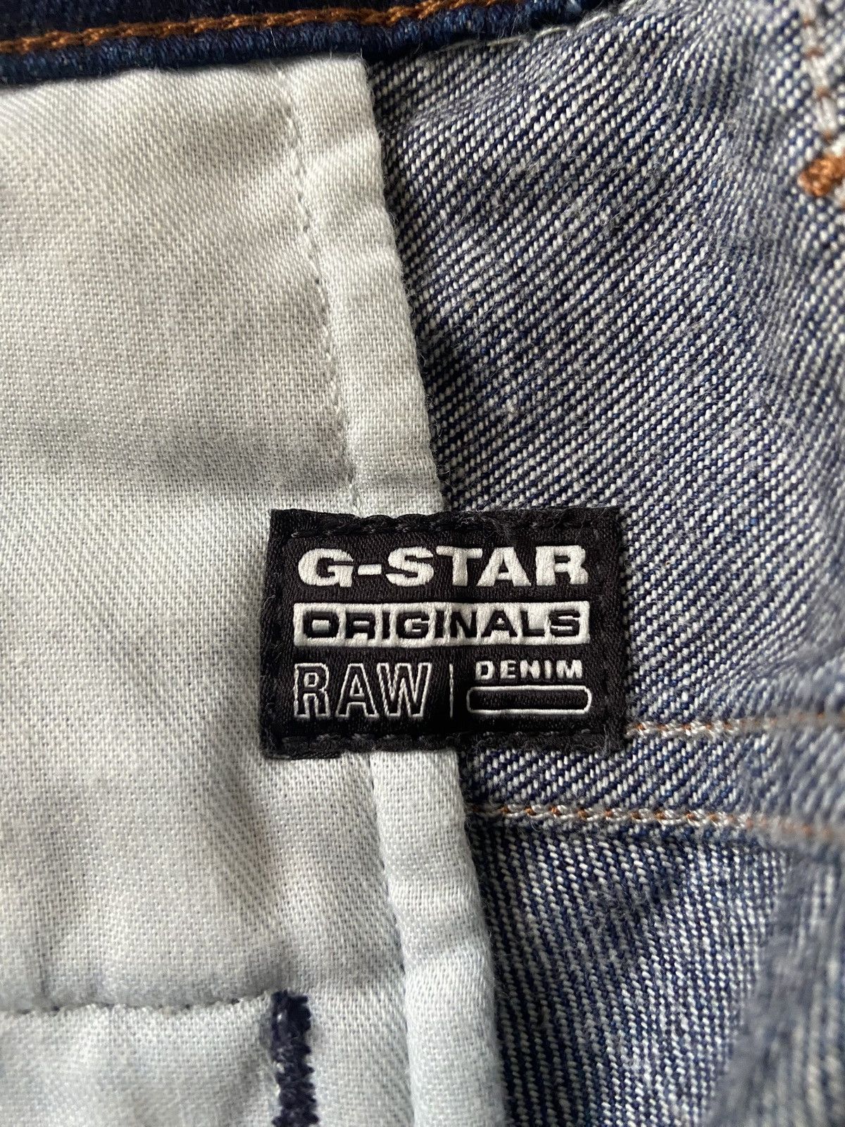 G-Star G-Star Straight Tapered Jeans Size US 33 - 3 Thumbnail