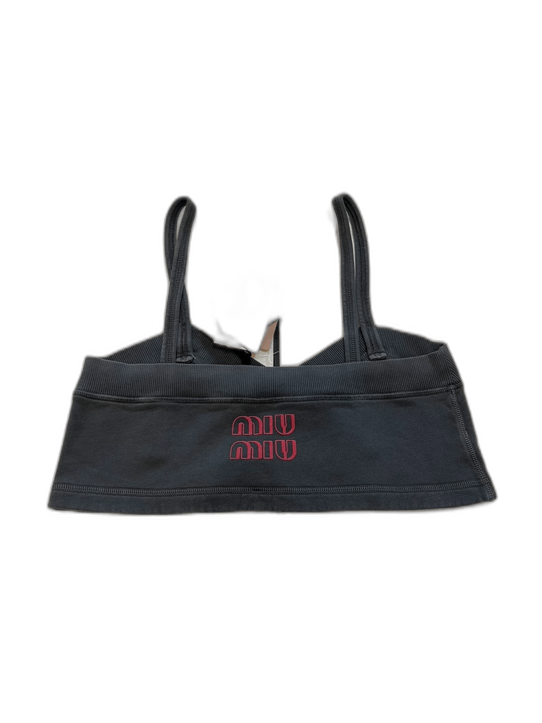 Miu Miu MiuMiu Gray Sleeveless Top with Tags Size M / US 6-8 / IT 42-44 - 1 Thumbnail