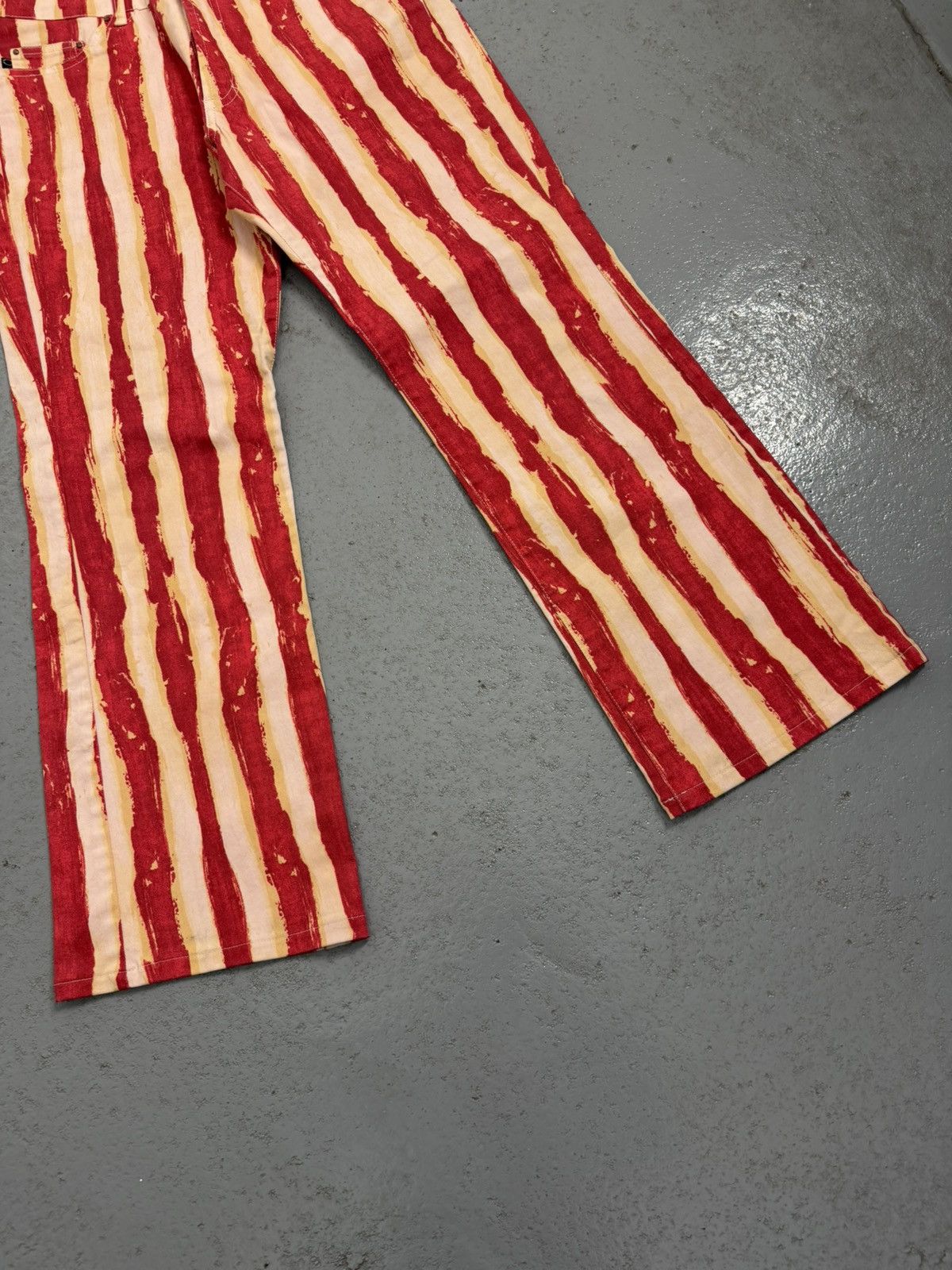 Just Cavalli Vintage Just Cavalli Stripe Overprinted Jeans Size 26" / US 2 / IT 38 - 2 Thumbnail