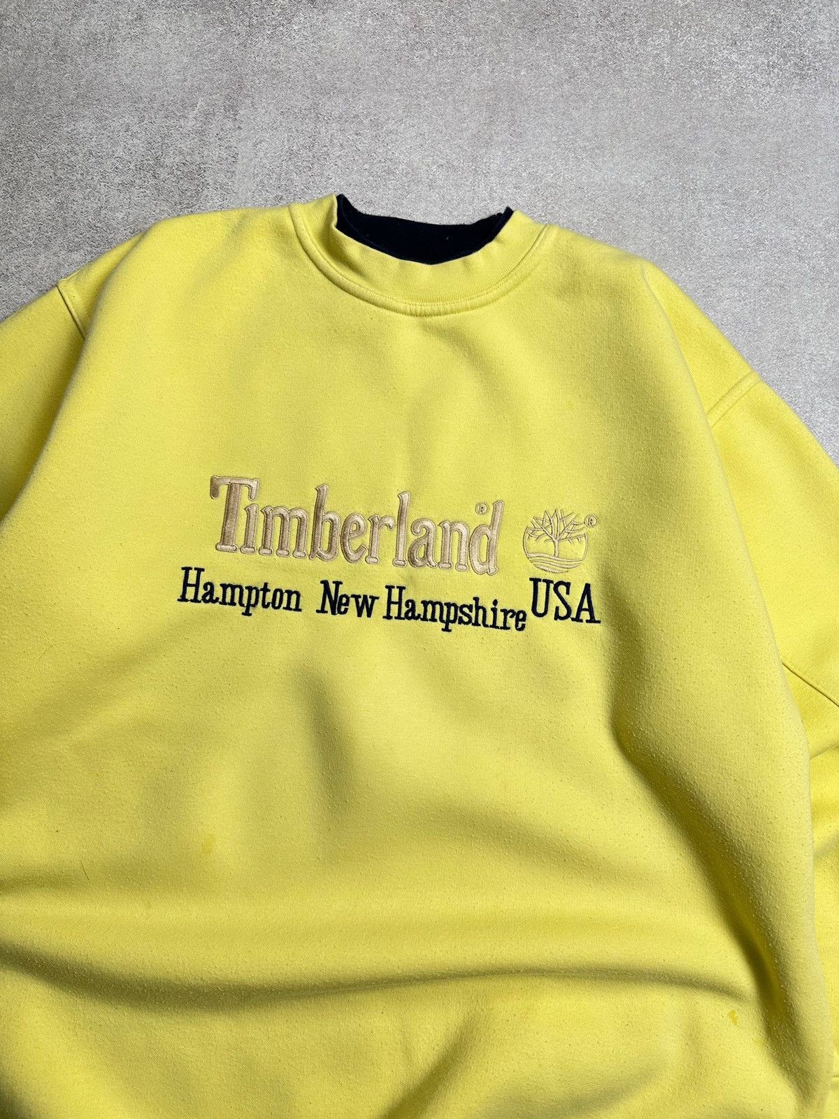 Timberland Vintage 90s Timberland Hampton New Hampshire USA Sweathirt Size US L / EU 52-54 / 3 - 3 Thumbnail