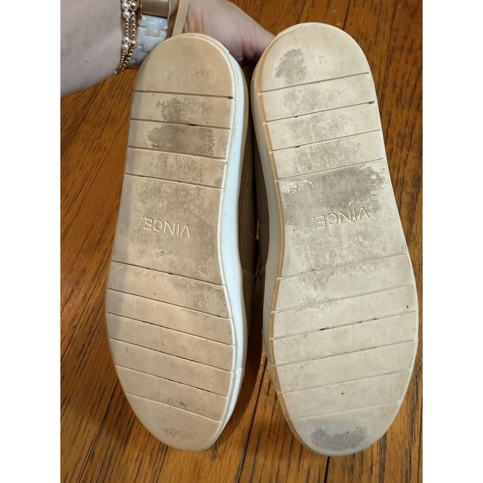 Vince Vince Shoes Size 9.5 Gray Perforated Slip On Leather Casual Size US 9.5 / IT 39.5 - 8 Thumbnail