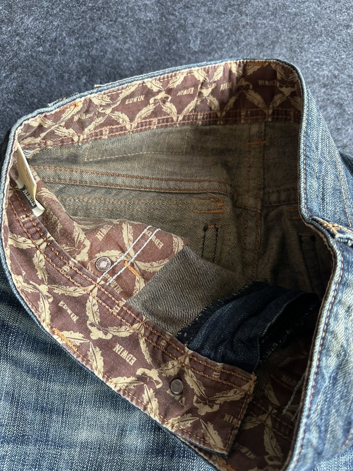 If Six Was Nine Edwin Exclusive Vintage Flare Bulls Head Denim W28 D386 Size US 28 / EU 44 - 14 Thumbnail
