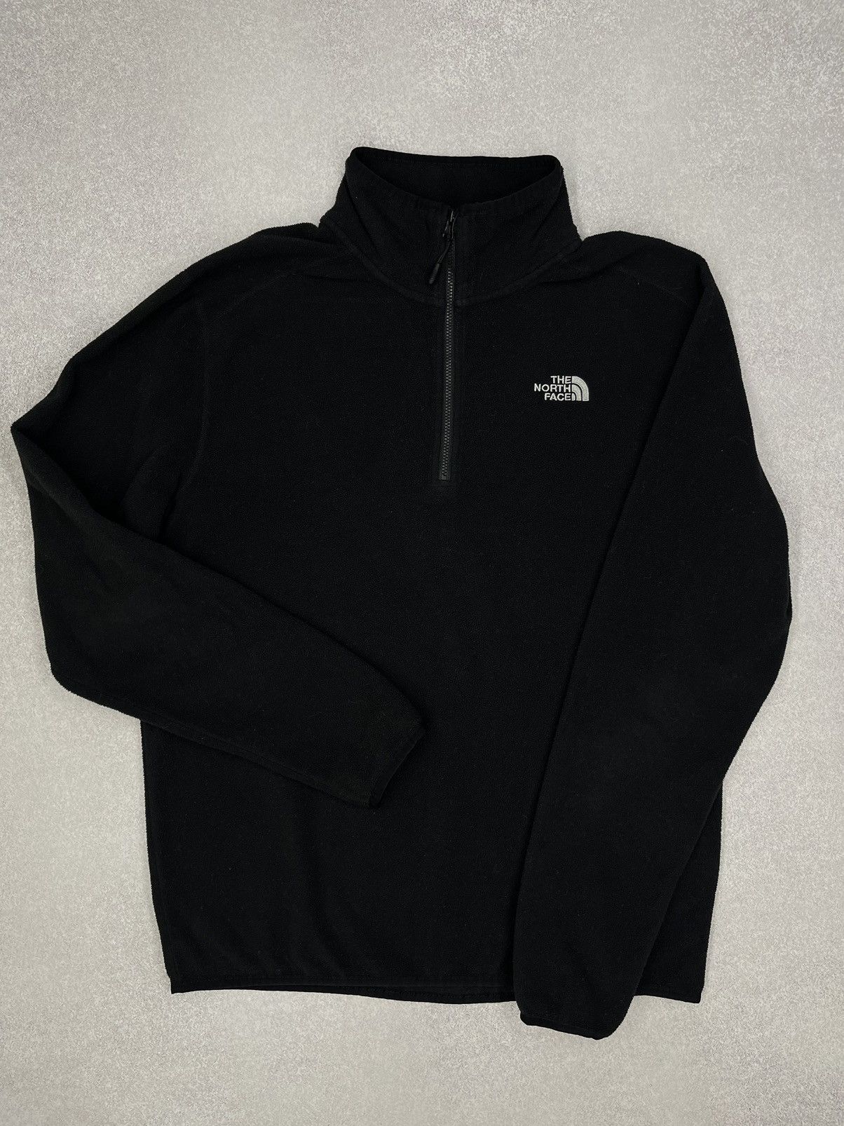 The North Face Mens The North Face Black Fleece 1/4 Half Zip Pullover Size US M / EU 48-50 / 2 - 2 Thumbnail