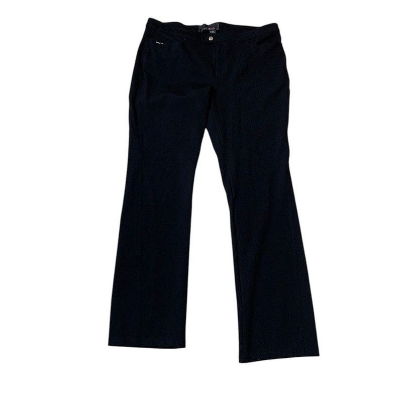Ralph Lauren Ralph Lauren Women's Large Casual Pants Black 4 Way Stretch Size 36" / US 14 / IT 50 - 2 Thumbnail