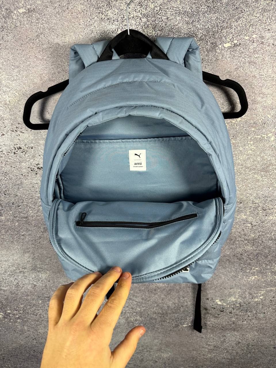AMI × Puma Puma x AMI Blue Backpack Streetwear y2k Size ONE SIZE - 10 Thumbnail