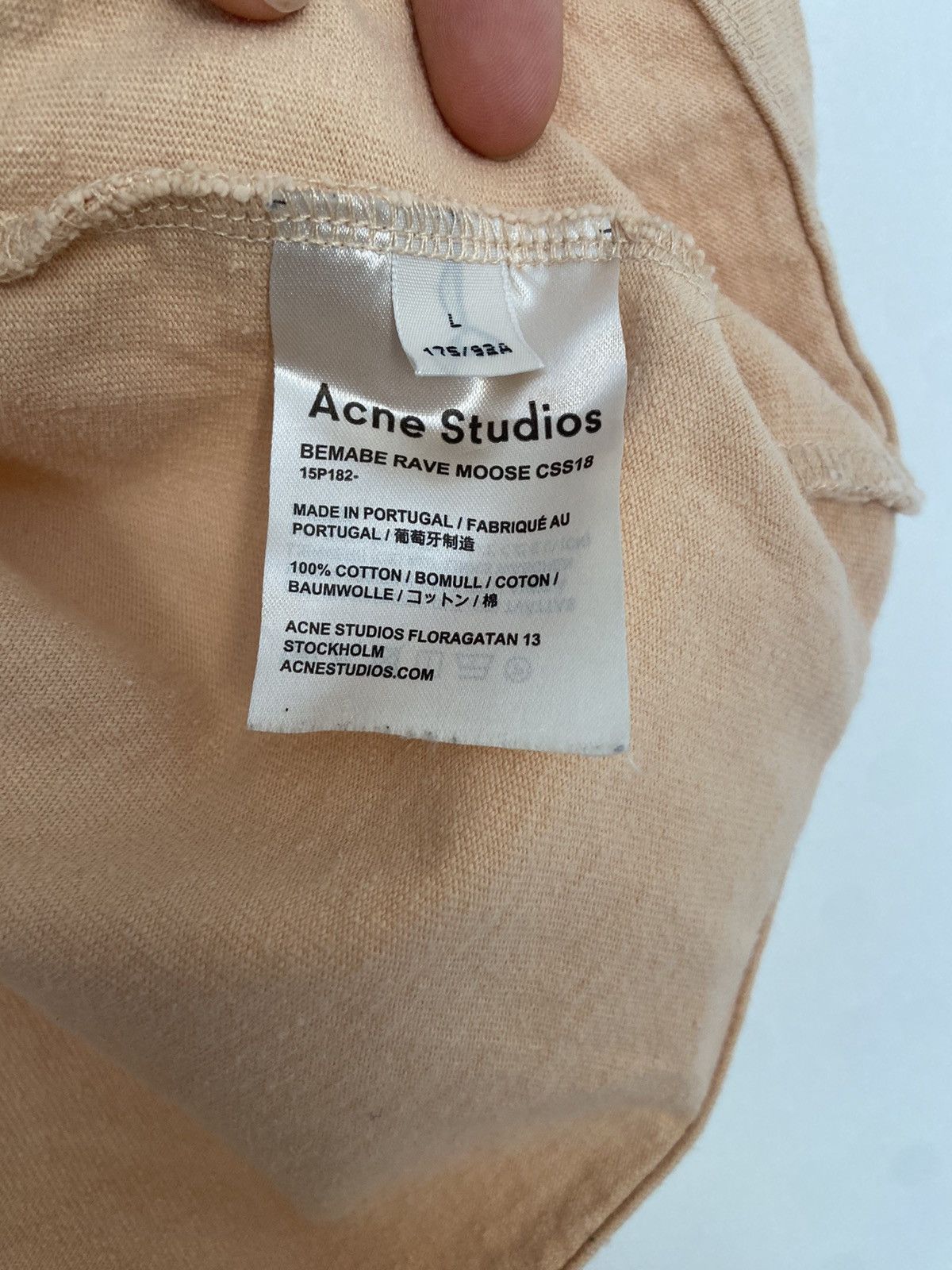 Acne Studios Psychedelic Deer Embroidery Tee Shirt Size US L / EU 52-54 / 3 - 8 Thumbnail