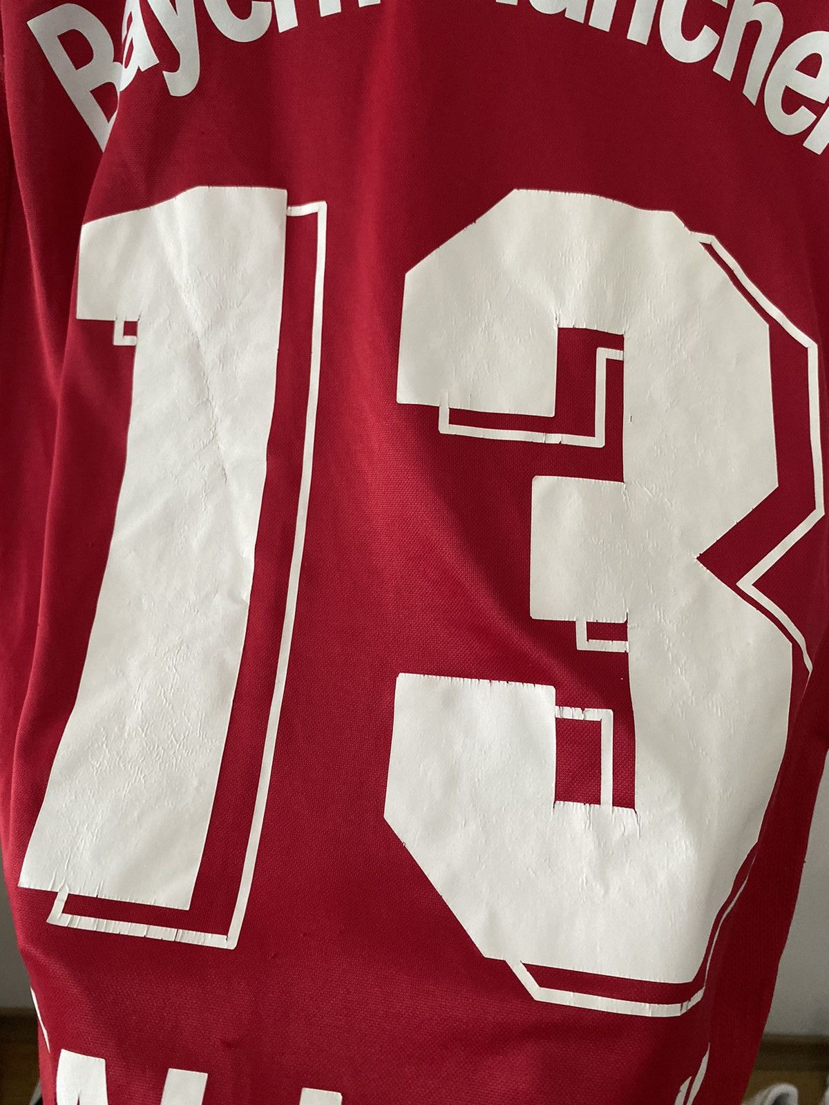Adidas × Vintage JERSEY BAYER MUNICH 2003-2004 #13 [Ballack] VINTAGE RARE Size US M / EU 48-50 / 2 - 4 Thumbnail