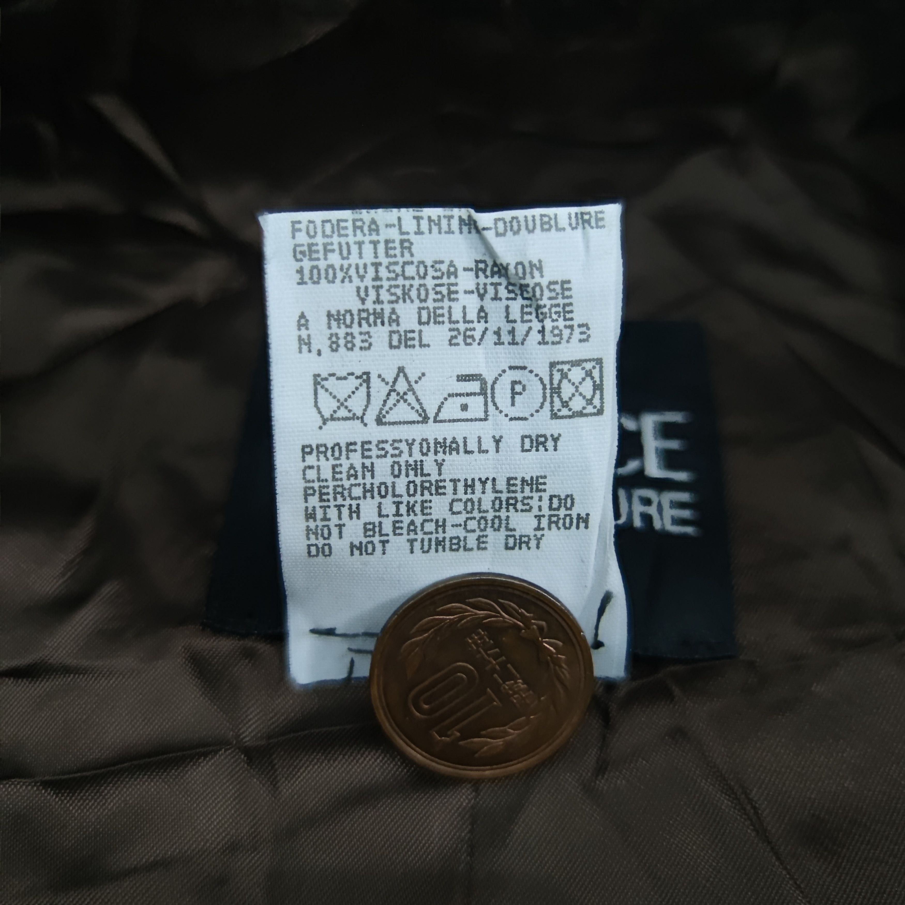 Versace × Versace Jeans Couture Vintage Versace Jeans Couture Blazer Size S / US 4 / IT 40 - 9 Thumbnail