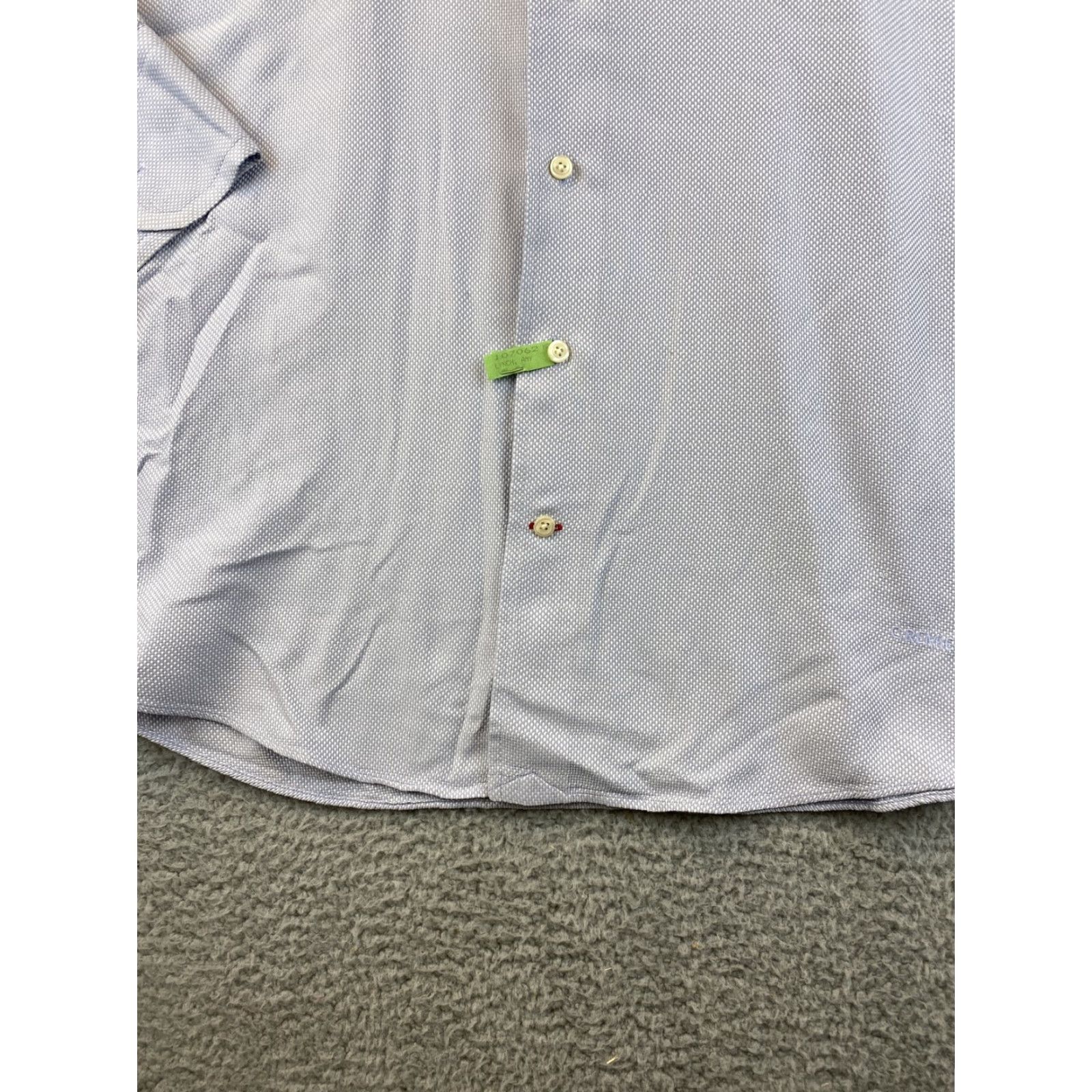 Cremieux Daniel Cremieux Men’s Long Sleeve Button Shirt L Blue Cotton Casual Formal Woven Size US L / EU 52-54 / 3 - 2 Thumbnail