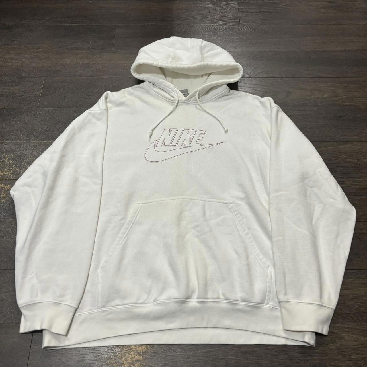 Nike Vintage Nike Hoodie 00s L/XL Pink Border Logo Size US L / EU 52-54 / 3 - 2 Thumbnail