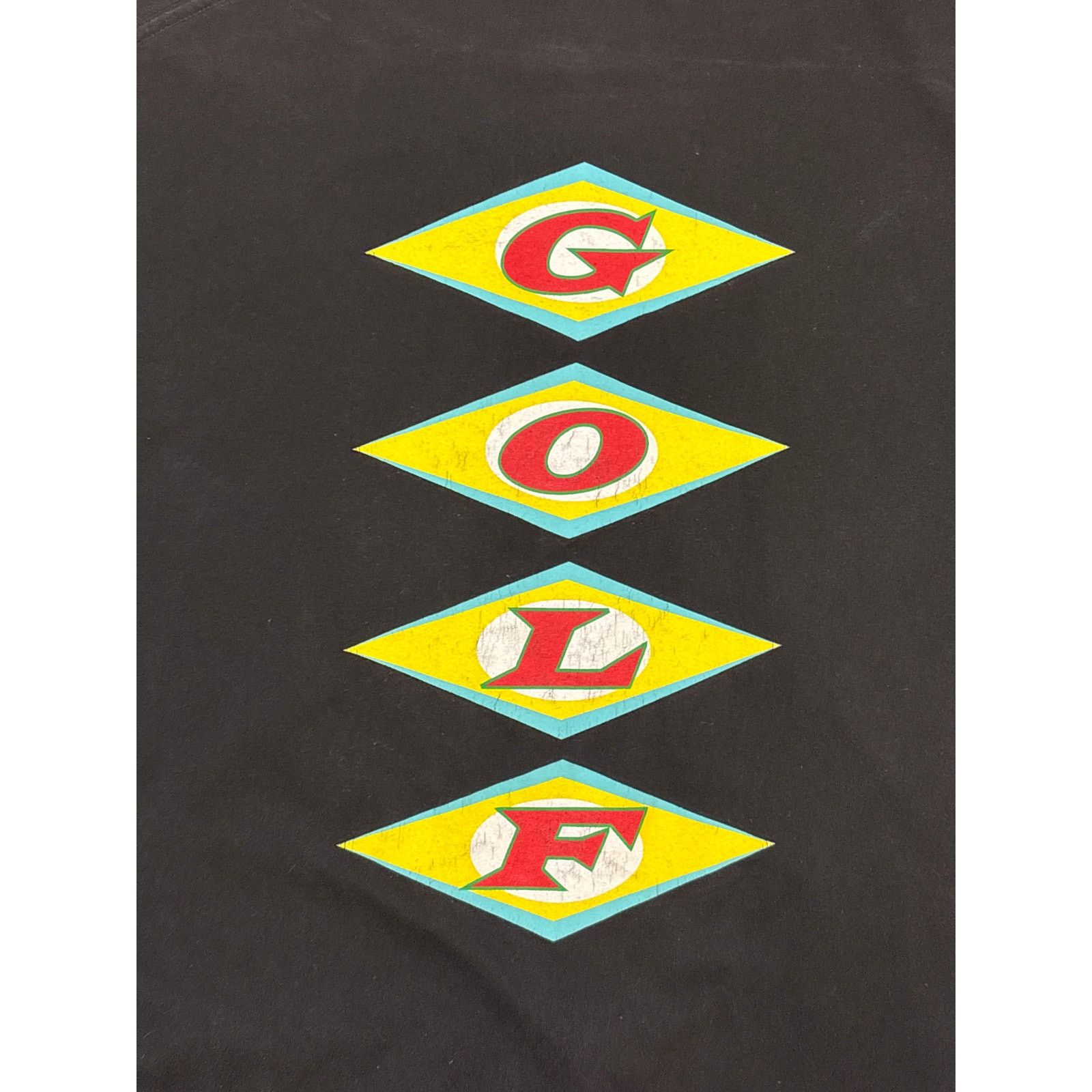 Golf Wang GOLF WANG Tyler the Creator Black yellow diamond shirt XL Size US XL / EU 56 / 4 - 5 Thumbnail