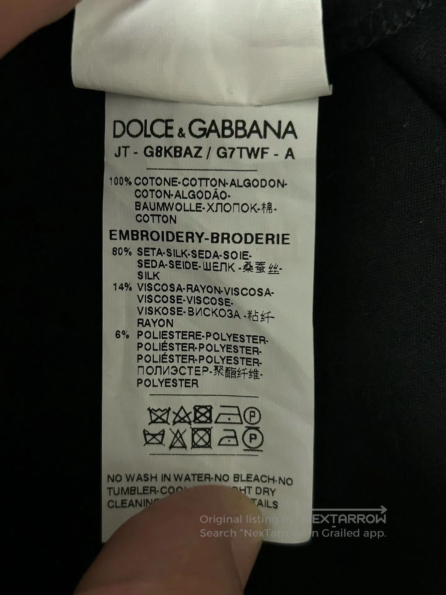 Dolce & Gabbana Dolce & Gabbana Black Logo T-Shirt. Size US M / EU 48-50 / 2 - 7 Thumbnail