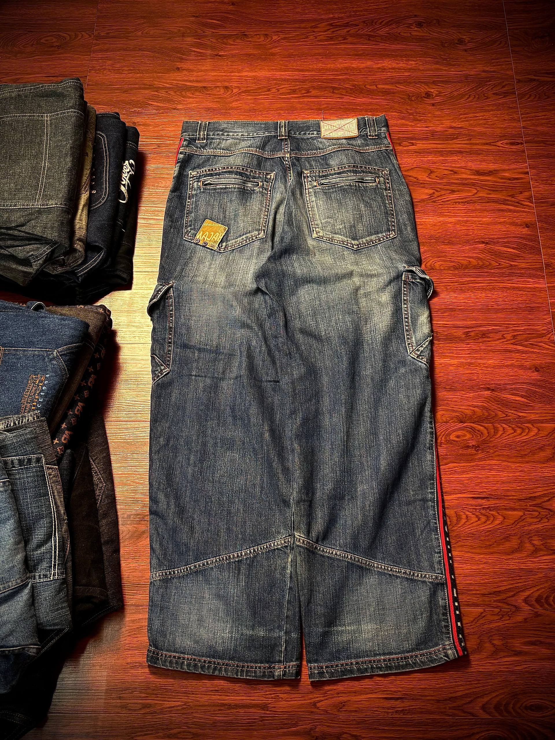 JNCO Vintage Underground Hip Hop Majah Flavah Big Side Taps Size US 32 / EU 48 - 4 Thumbnail