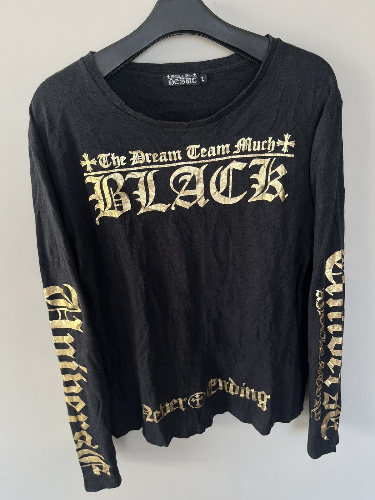 14th Addiction × KMRii × Yasuyuki Ishii JAPANESE DEBUT LE MODE POEM GOLD PUNK STYLE SEDITIONARIES Size US L / EU 52-54 / 3 - 8 Thumbnail