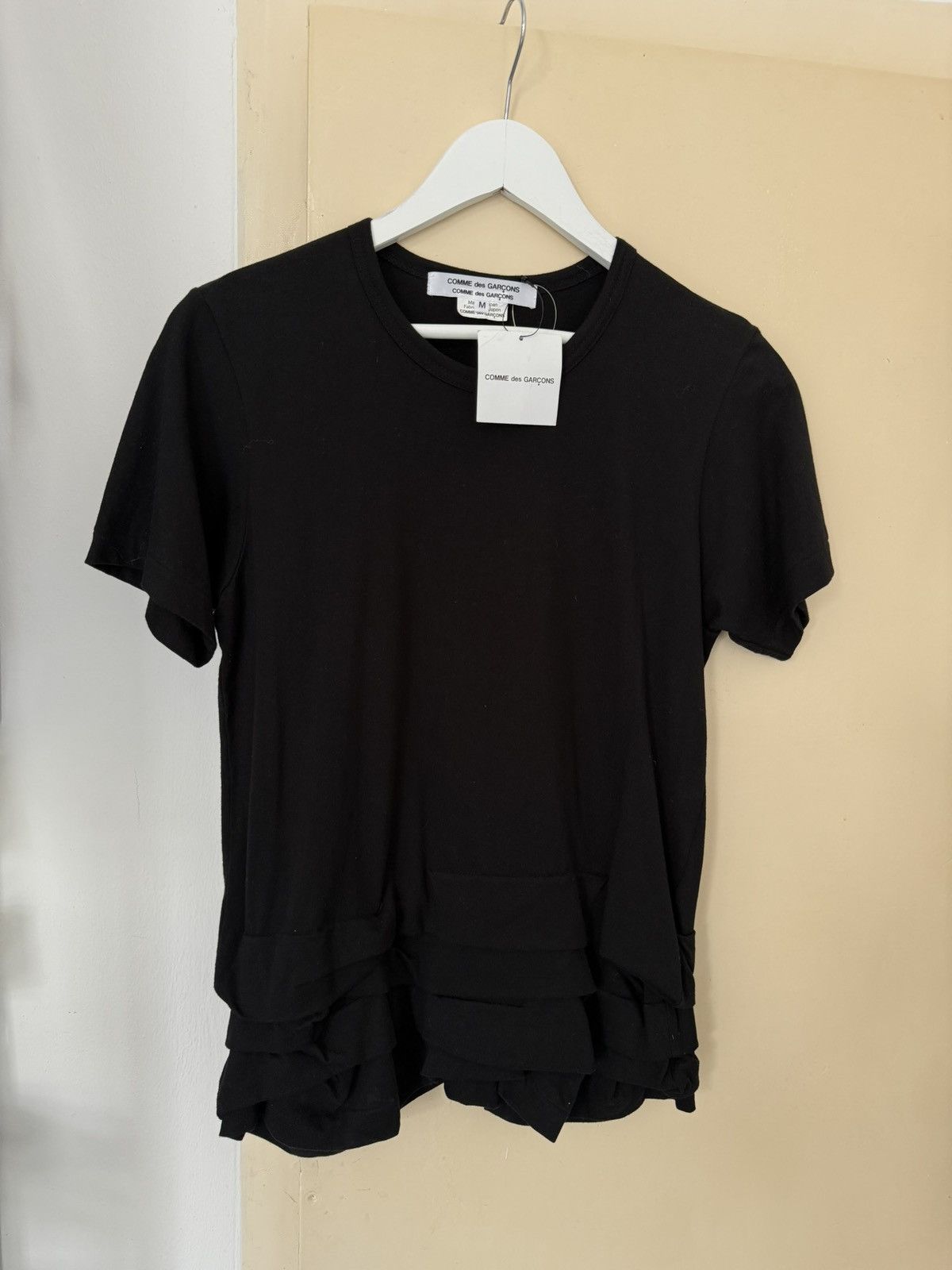 Comme des Garcons Comme des garcons t shirt ruffles application Size S / US 4 / IT 40 - 1 Thumbnail