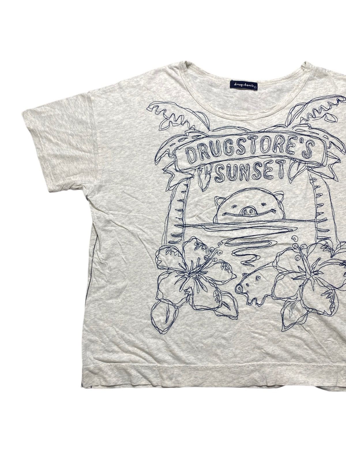 Japanese Brand VINTAGE DRUG STORE SUNSET TSHIRT Size US XL / EU 56 / 4 - 5 Thumbnail