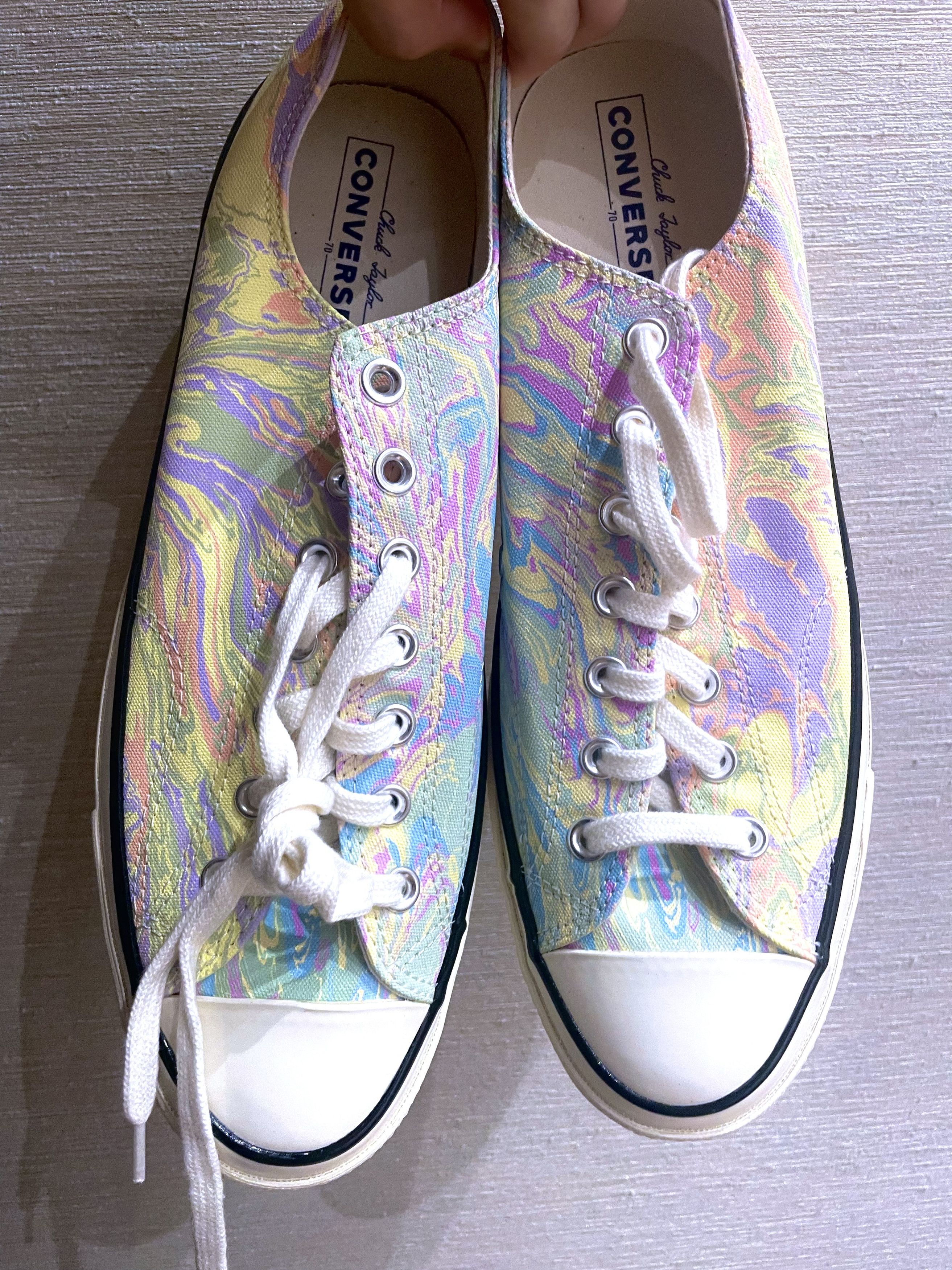 RARE PASTEL PSYCHEDELIC MARBLE CHUCK TAYLOR CANVAS SNEAKERS