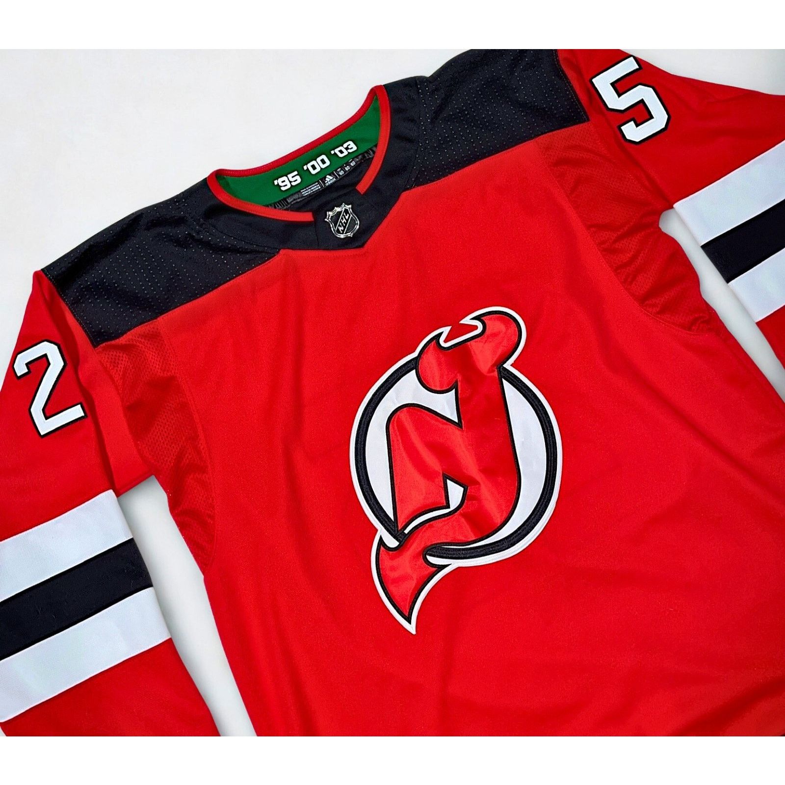 Adidas New Jersey Devils Jacob Markstrom Adidas Jersey Sz 60 3XL Size US XXL / EU 58 / 5 - 4 Thumbnail