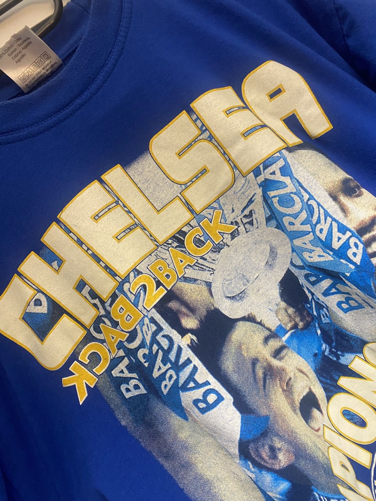 Vintage Chelsea back to back champions 00s two sided vintage tee Size US L / EU 52-54 / 3 - 4 Thumbnail