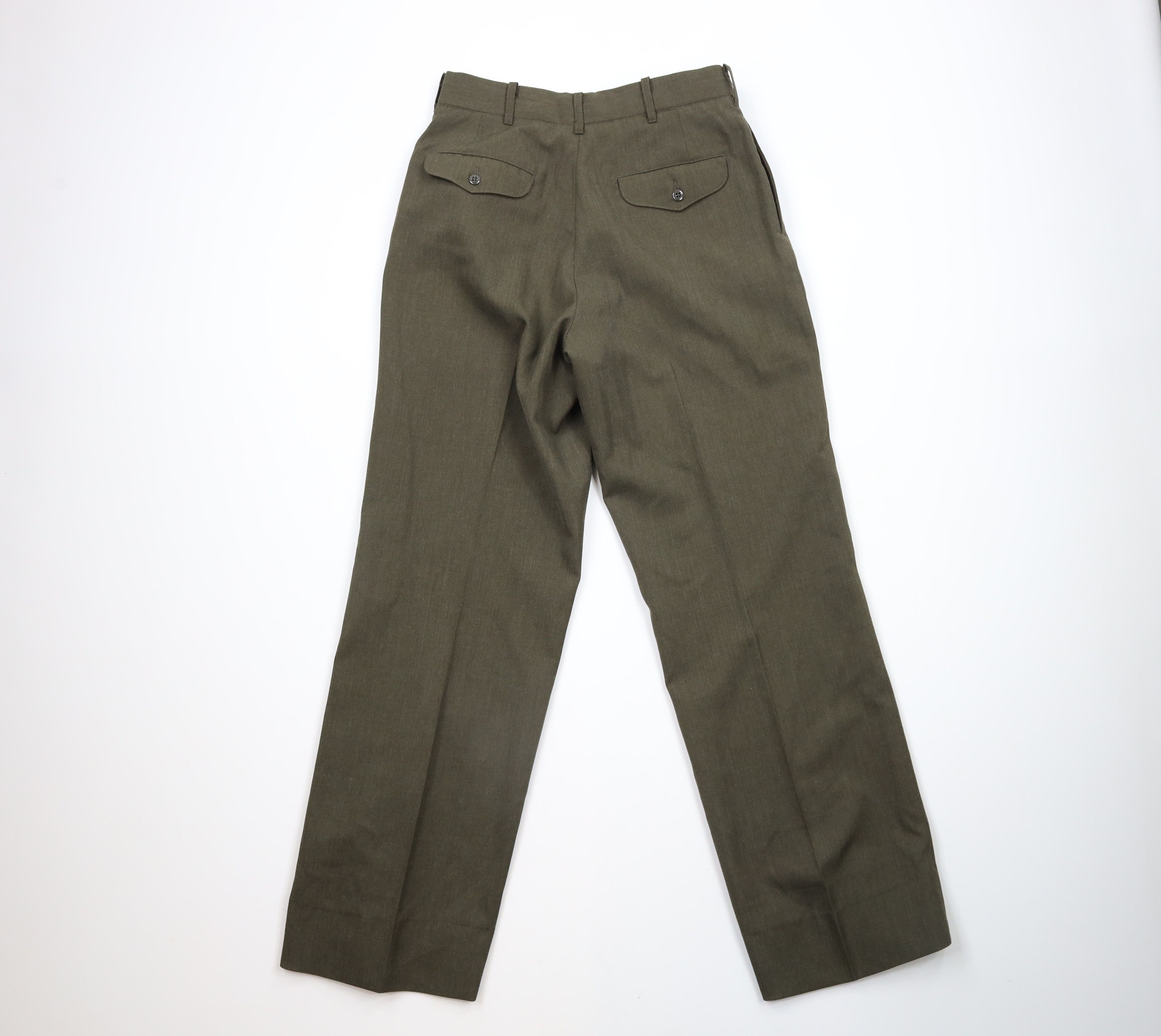 Vintage Vintage 90s US Military Corps Trousers Pants Green USA Size US 30 / EU 46 - 7 Thumbnail