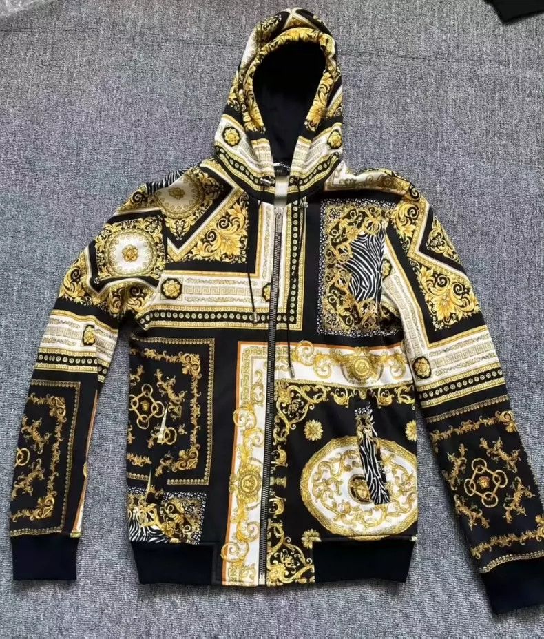 Versace Versace Classic baroque patchwork design hooded coat Size US XS / EU 42 / 0 - 1 Thumbnail